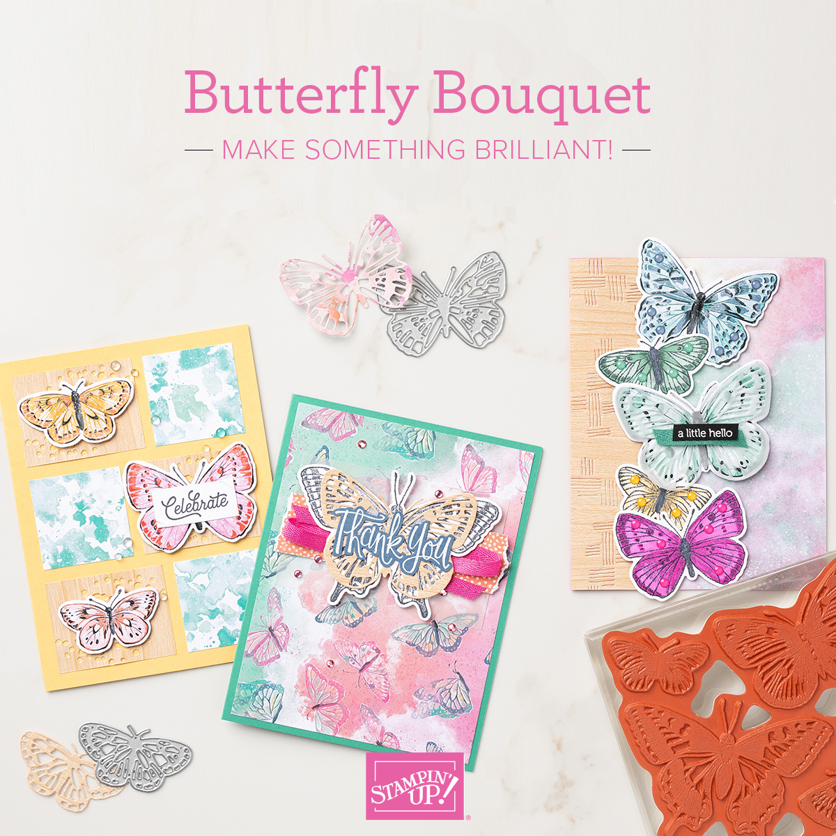 Butterfly bouquet stampin up