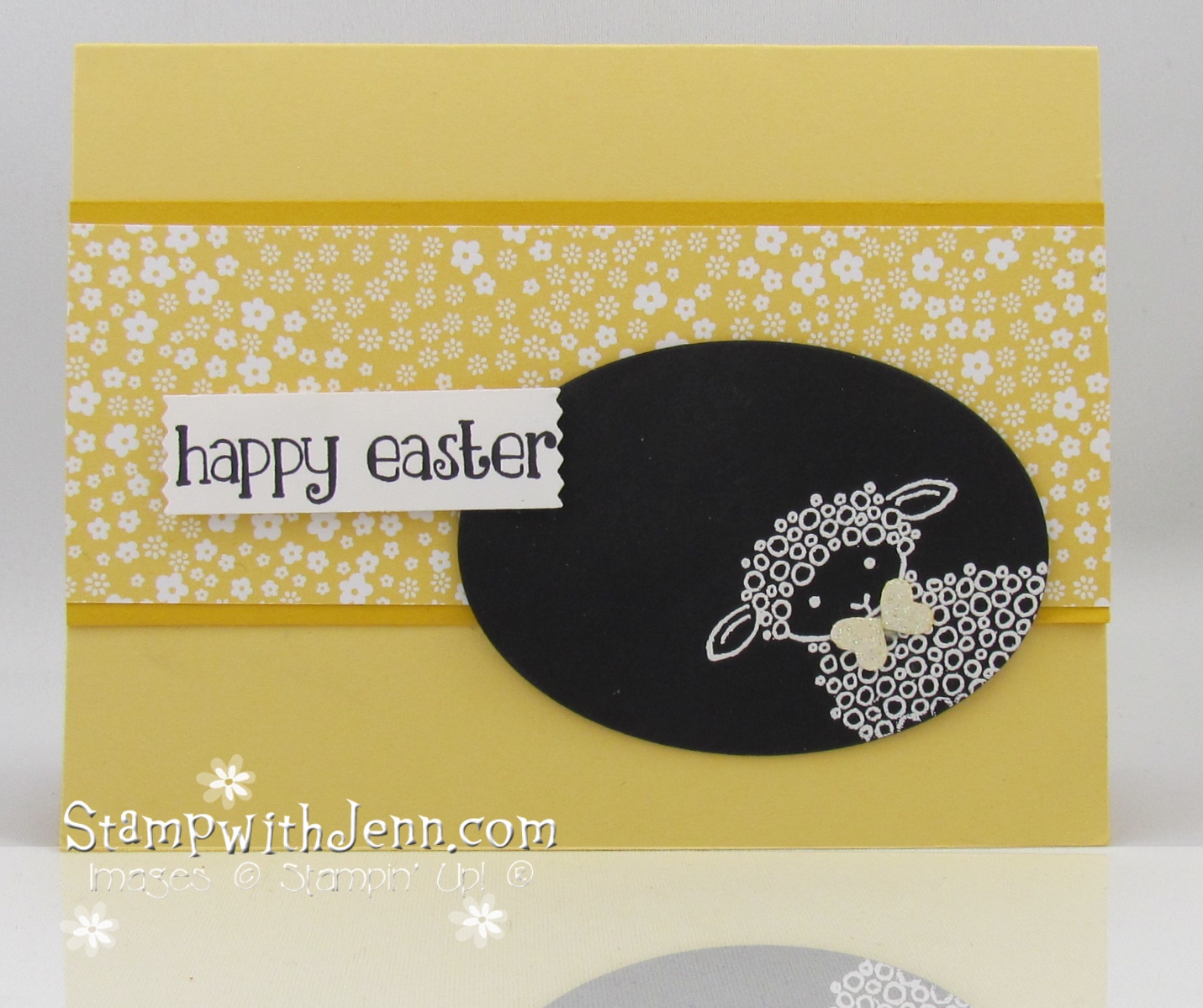 Easter Lamb Easter card | Stamp with Jenn