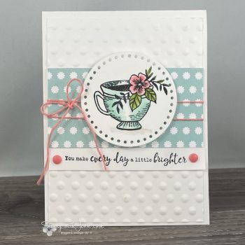 Stampin' Up! everyday details card tea cup
