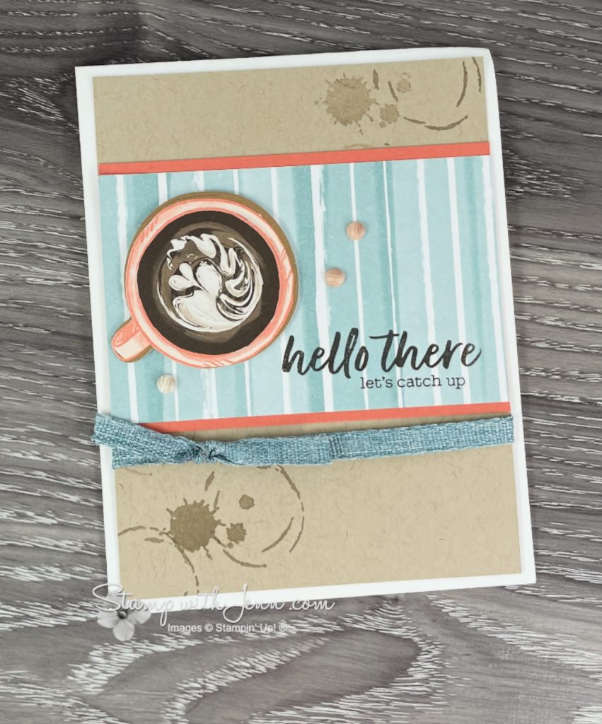 A Little Latte Love ~ Coffee and Friend Card | Stamp with Jenn