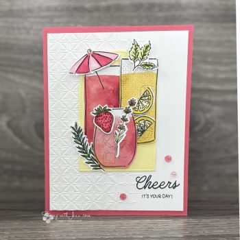Cheers & Sips Drink Birthday Card