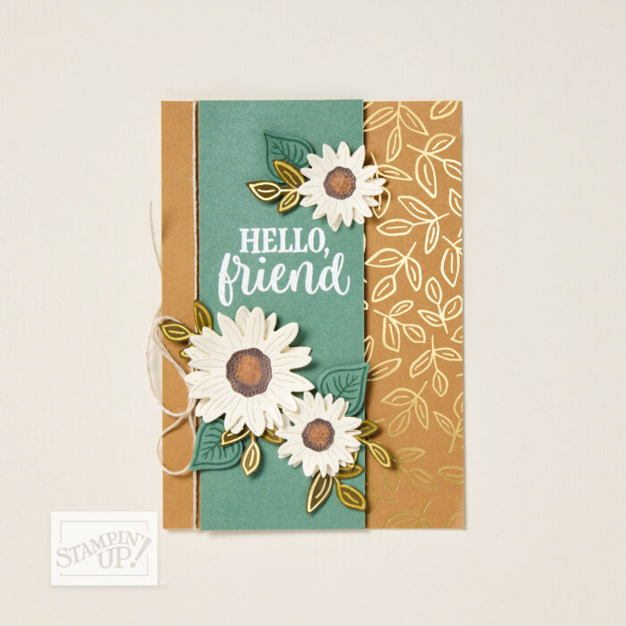 Card idea using Luxe Foliage Specialty Designer Series Paper
