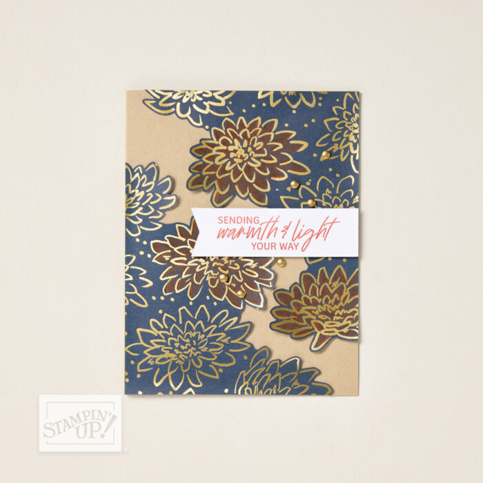 Handmade card featuring September 2026 Product of the Month paper