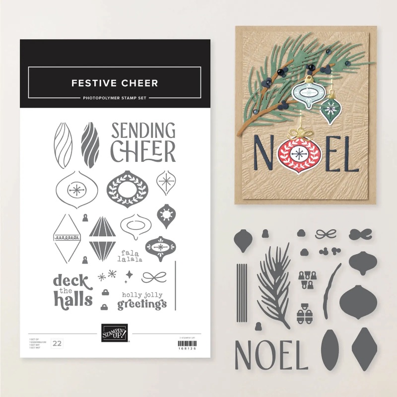 Stampin' Up! Festive Cheer Bundle stamp set and coordinating dies