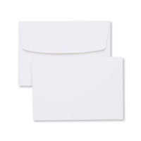 White note cards and envelopes