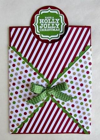 Holly Jolly Gift Card Holder 1